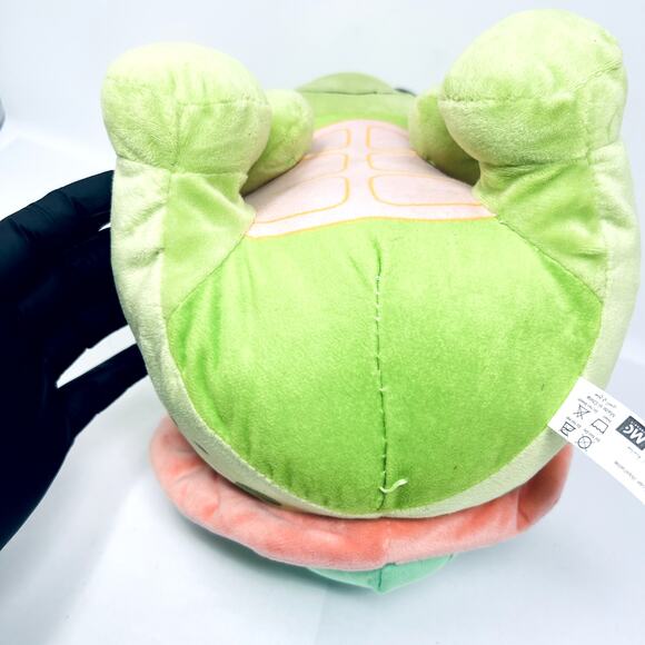 Whitehouse Leisure Turtle Plush Green Soft Stuffed Animal 12" Toy Glitter Eyes - Picture 7 of 11